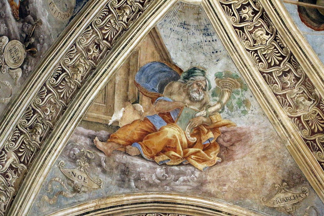 Filippo Lippi - Santa Maria Novella, Firenze, La volta, Noè